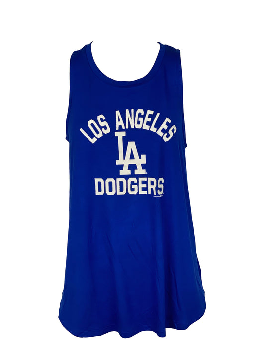 LOS ANGELES DODGERS WOMEN'S SCRIPT LOGO TANK TOP