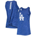 LOS ANGELES DODGERS WOMEN'S SPACE DYE SPLIT TANK