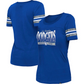 CAMISETA DE RAYAS DEL EQUIPO DE MUJER LOS ANGELES DODGERS