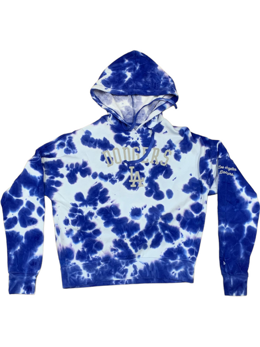 SUDADERA CON CAPUCHA TIE DYE PARA MUJER LOS ANGELES DODGERS