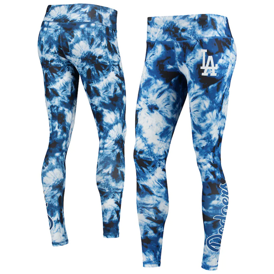 LOS ANGELES DODGERS WOMEN'S TIE DYE LEGGINGS