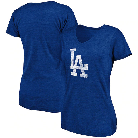 LOS ANGELES DODGERS WOMEN'S WEATHERED LOGO T-SHIRT