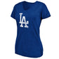 LOS ANGELES DODGERS WOMEN'S WEATHERED LOGO T-SHIRT