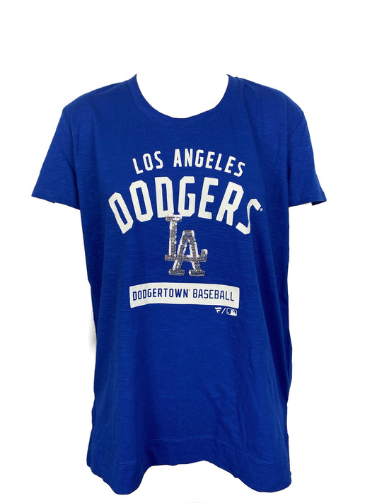 CAMISETA SHIMMER EQUIPO MUJER LOS ANGELES DODGERS