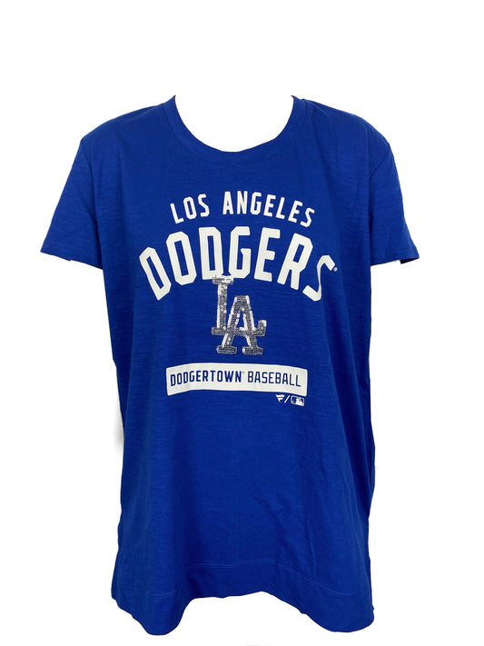 LOS ANGELES DODGERS WOMEN'S TEAM SHIMMER T-SHIRT