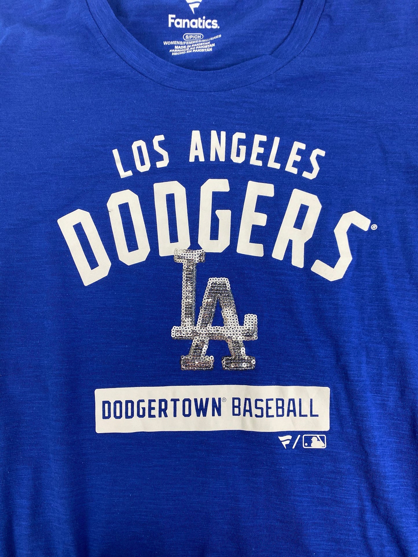 LOS ANGELES DODGERS WOMEN'S TEAM SHIMMER T-SHIRT