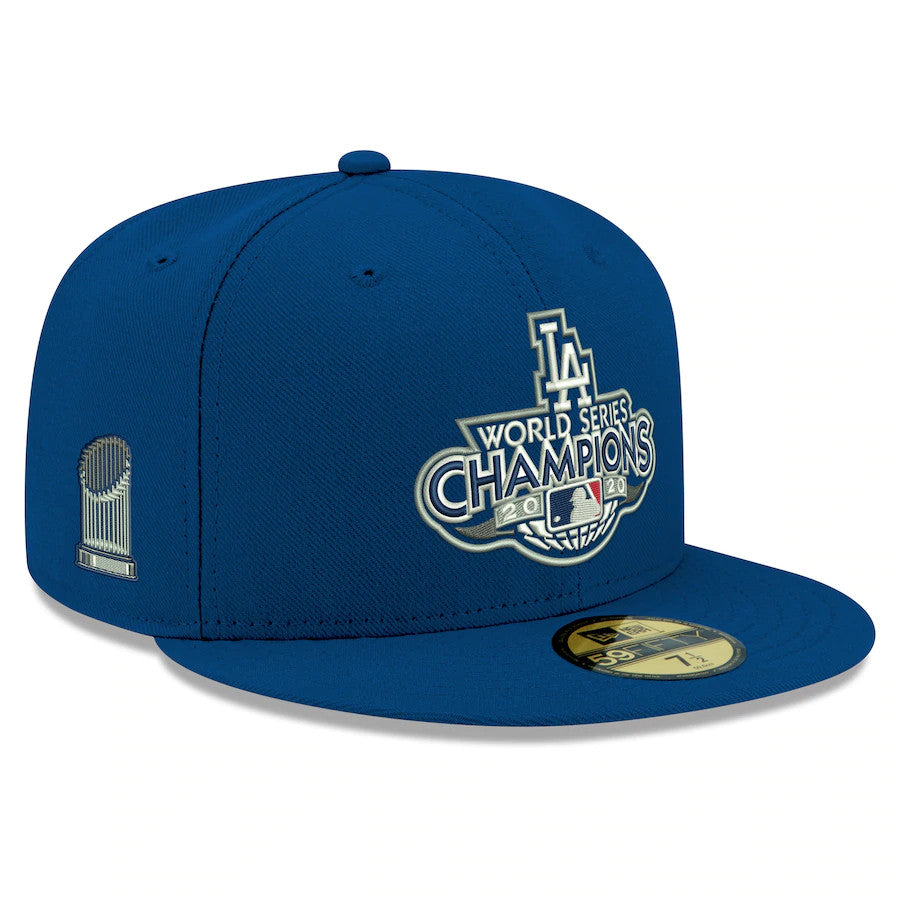 LOS ANGELES DODGERS WORLD SERIES CHAMPS GLOBE 59FIFTY FITTED