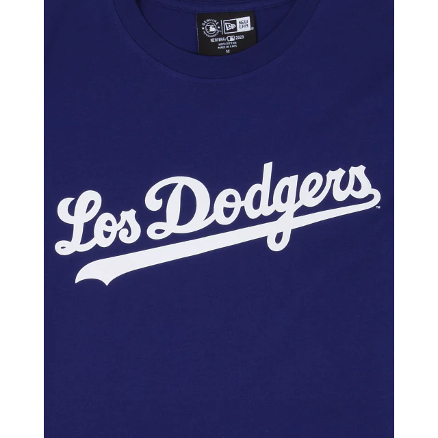 Dodgers Letter Print Boys Creative T-shirt, Casual Lightweight