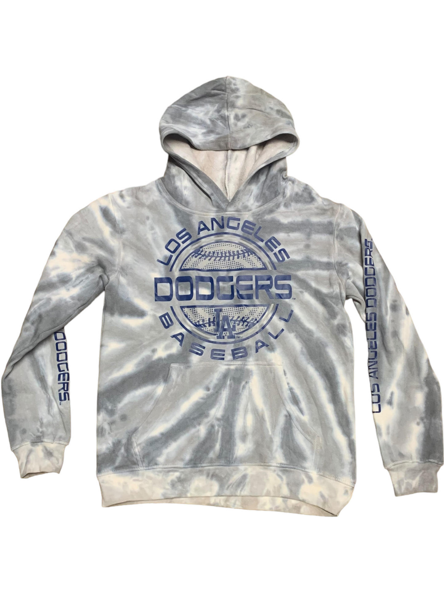 SUDADERA CON CAPUCHA TIE DYE DE MANHATTAN PARA JUVENIL LOS ANGELES DODGERS