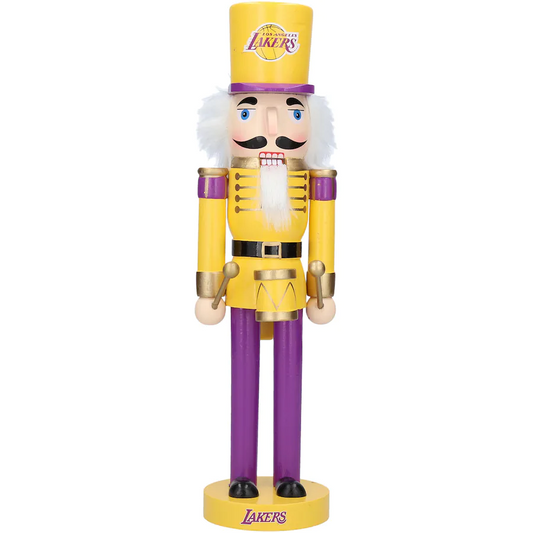 LOS ANGELES LAKERS 14" TEAM HOLIDAY NUTCRACKER