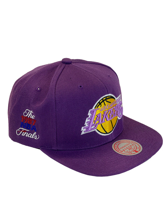 LOS ANGELES LAKERS 1987 FINALS PATCH SNAPBACK