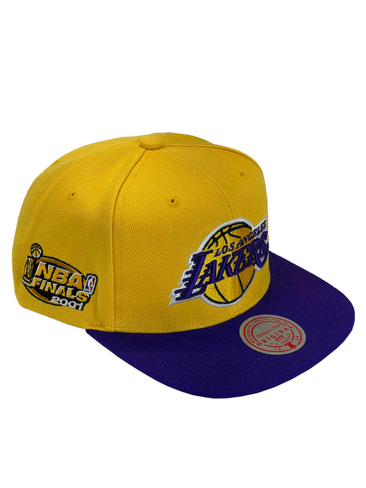LOS ANGELES LAKERS 2001 FINALS PATCH SNAPBACK