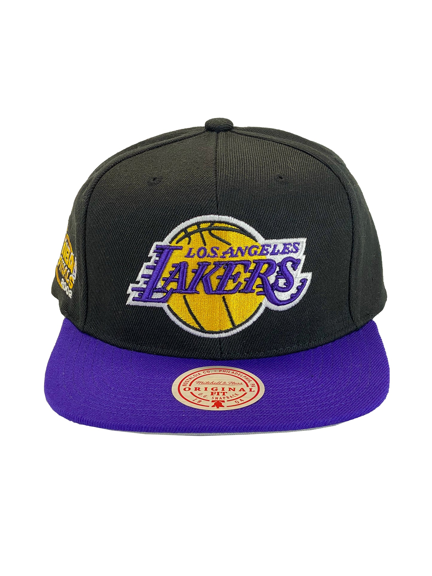 LOS ANGELES LAKERS 2002 FINALS PATCH SNAPBACK