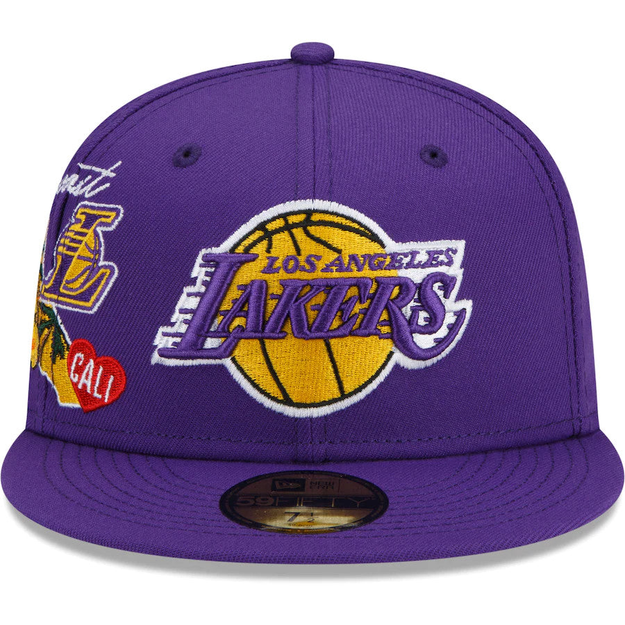 LOS ANGELES LAKERS CITY CLUSTER 59FIFTY EQUIPADO