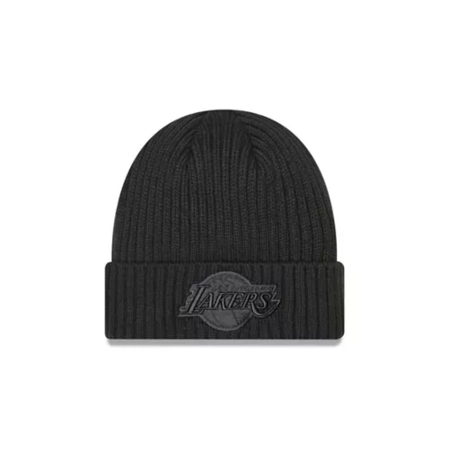Lakers Hardwood Classics ニット帽　セット bboy LOS ANGELES LAKERS CORE CLASSIC KNIT BEANIE - CHARCOAL – JR'S SPORTS