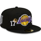 LOS ANGELES LAKERS CUENTAN LOS ANILLOS 59FIFTY EQUIPADO