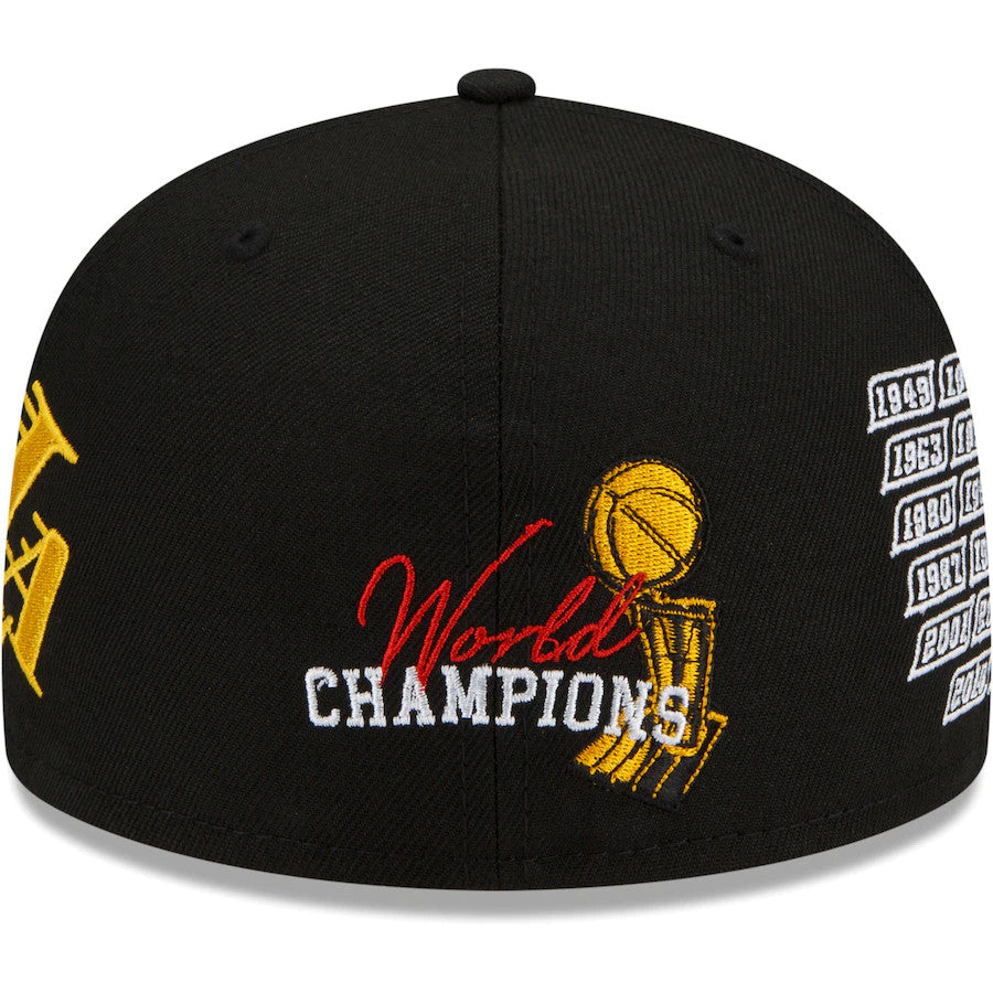 LOS ANGELES LAKERS COUNT THE RINGS 59FIFTY FITTED
