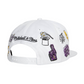 GORRA DE LOS ANGELES LAKERS DIBUJADA A MANO