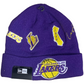 LOS ANGELES LAKERS IDENTITY KNIT BEANIE HAT