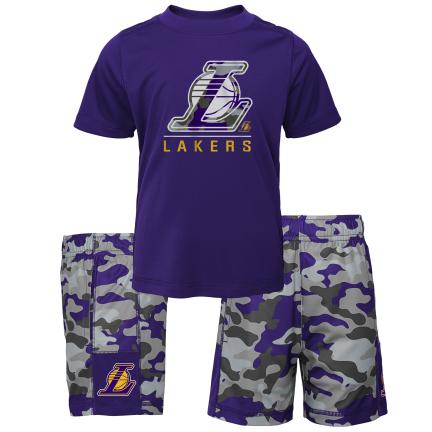 CONJUNTO CORTO MAJOR NIÑO LOS ANGELES LAKERS