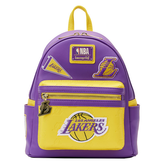 MOCHILA MINI LOUNGEFLY DE LOS ANGELES LAKERS