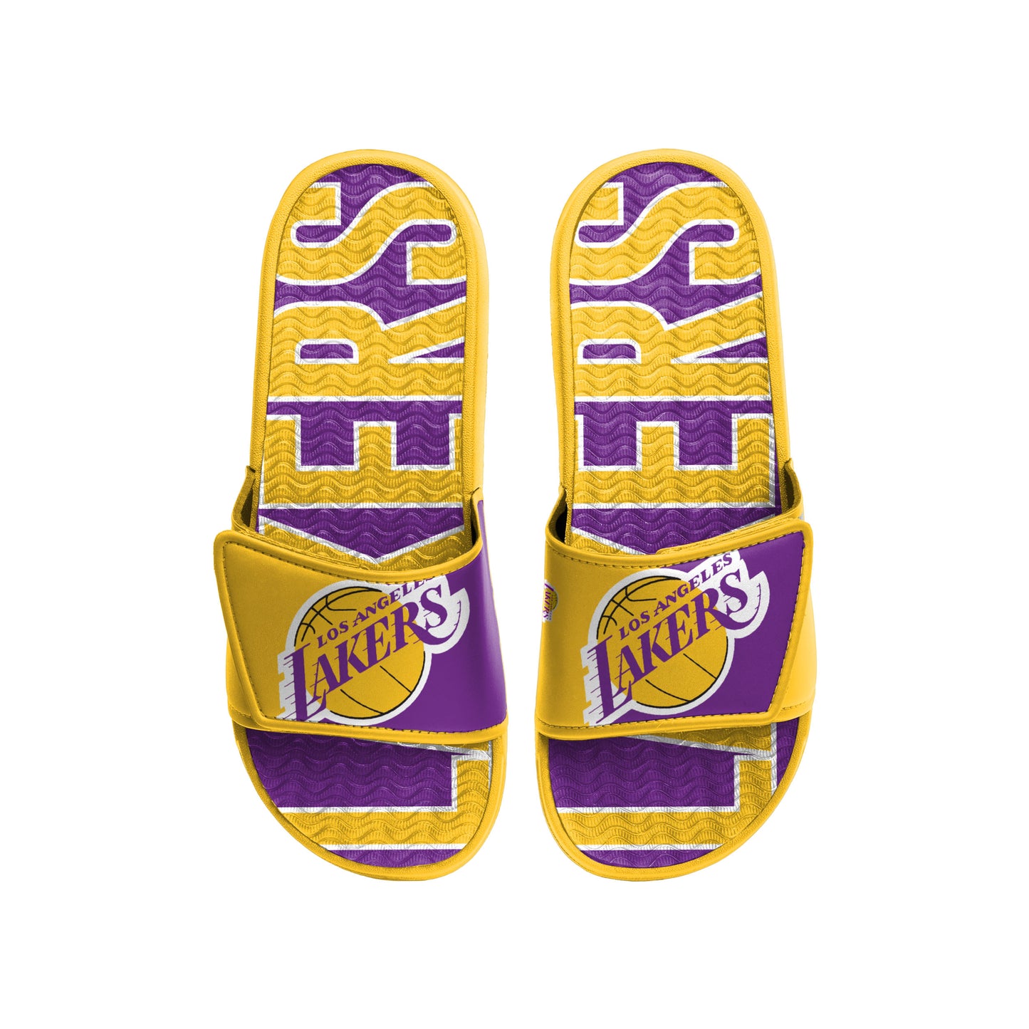 DIAPOSITIVA DE GEL CON LOGO GRANDE PARA HOMBRE LOS ANGELES LAKERS