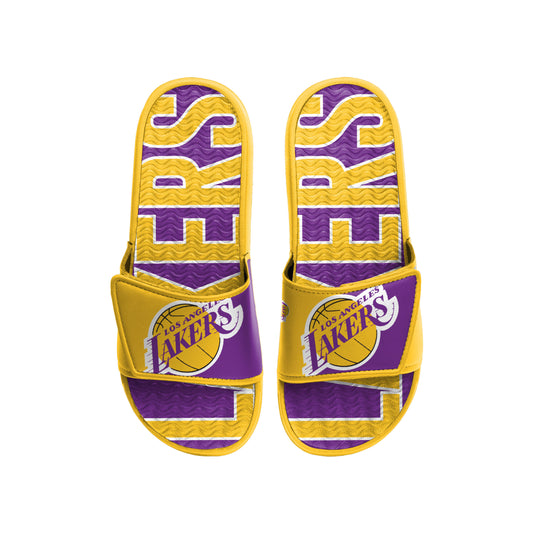 LOS ANGELES LAKERS MEN'S BIG LOGO GEL SLIDE