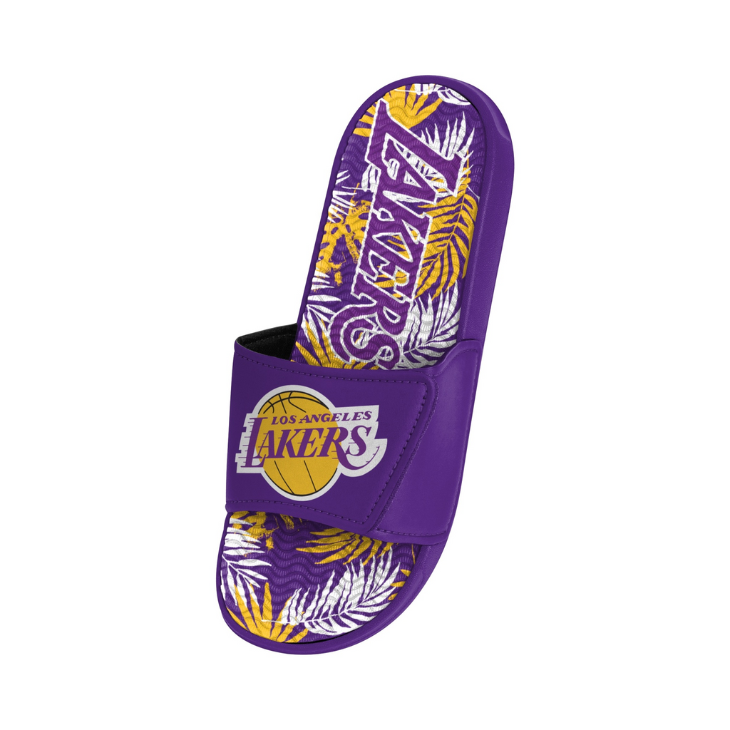 LOS ANGELES LAKERS CHANCLAS DE GEL FLORAL PARA HOMBRE