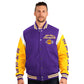 CHAQUETA DE FRANQUICIA DE HOMBRE LOS ANGELES LAKERS