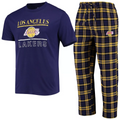 CONJUNTO DE PIJAMA LODGE PARA HOMBRE LOS ANGELES LAKERS