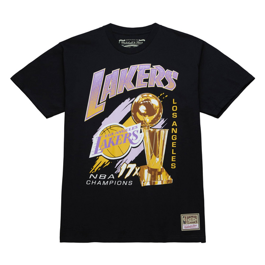 LOS ANGELES LAKERS MEN'S MITCHEL & NESS FINALS T-SHIRT