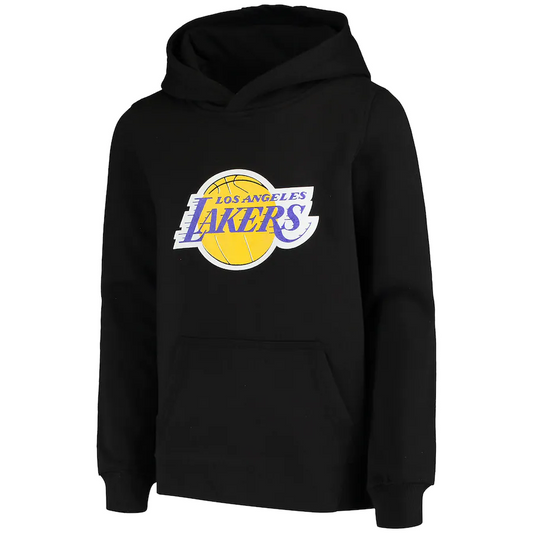 LOS ANGELES LAKERS HOMBRE PRIMARY LOGO HD SUÉTER - NEGRO