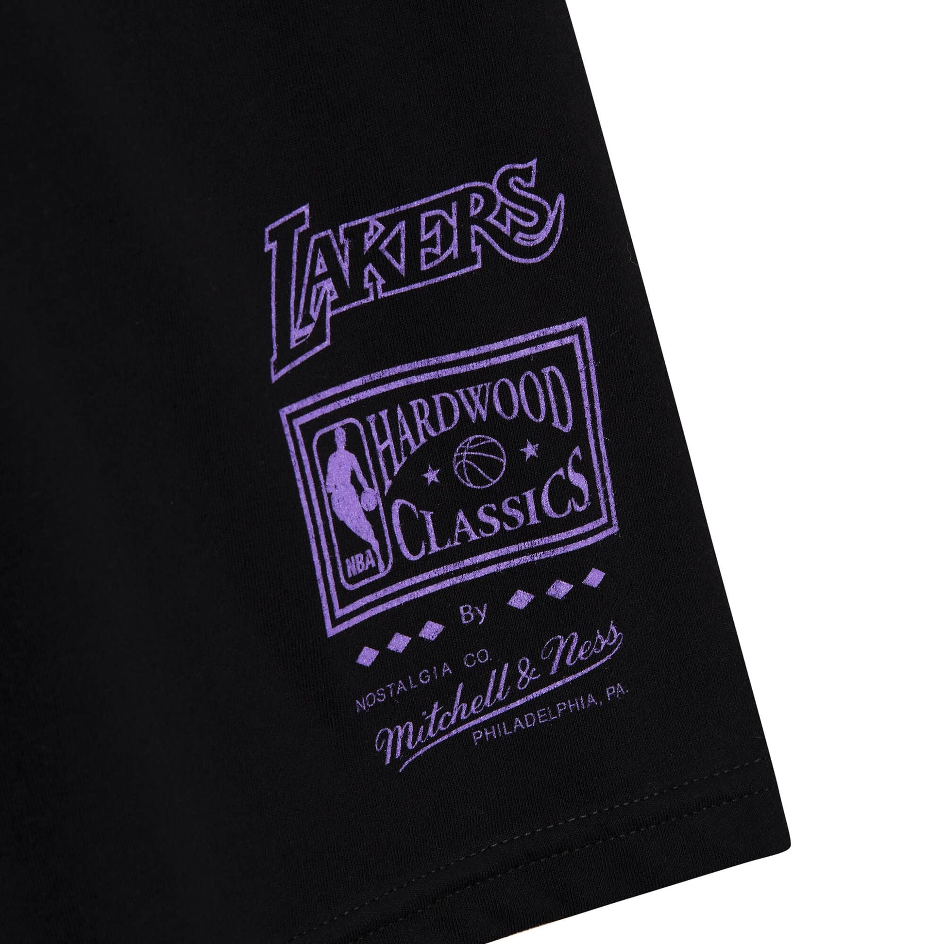 Mitchell & Ness x NBA Lakers Showtime 17X Black T-Shirt