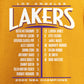LOS ANGELES LAKERS MEN'S STREAKING DUNK T-SHIRT