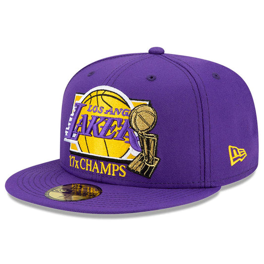 LOS ANGELES LAKERS MULTI CHAMPS 59FIFTY FITTED