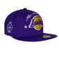 LOS ANGELES LAKERS STARRY 59FIFTY FITTED