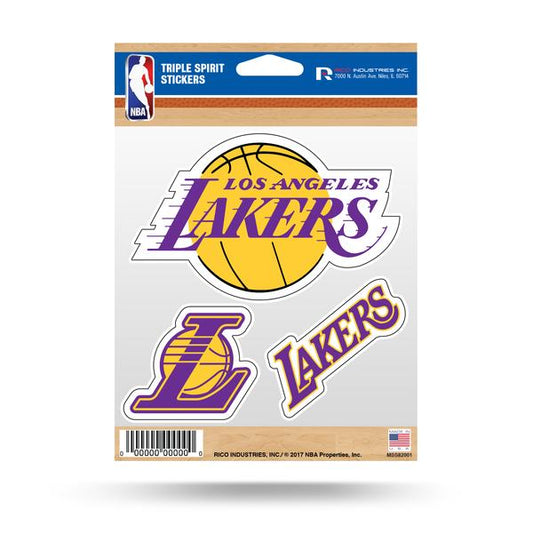 LOS ANGELES LAKERS TRIPLE SPIRIT DECAL