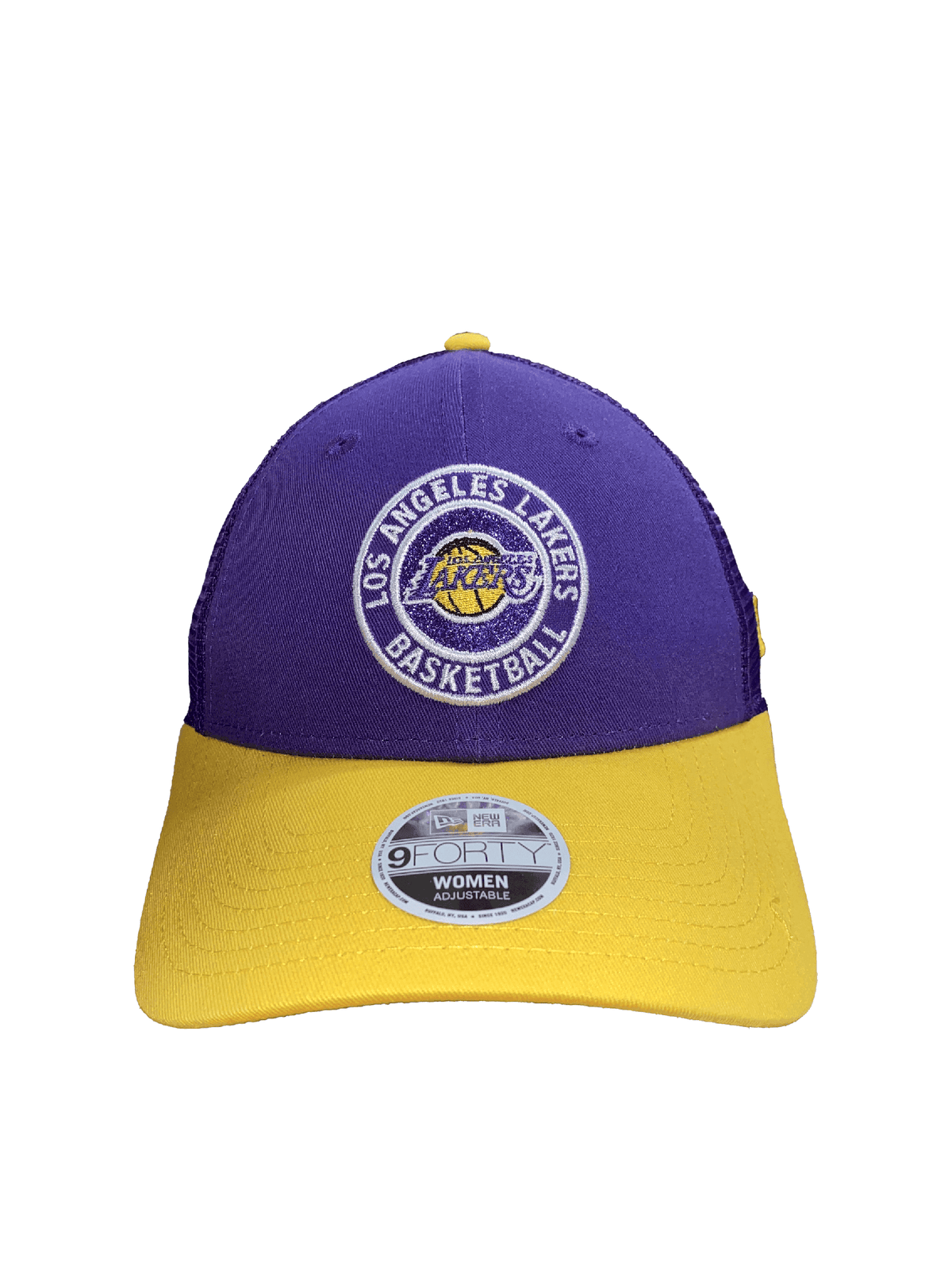LOS ANGELES LAKERS WOMEN'S GLITTER 9FORTY ADJUSTABLE HAT