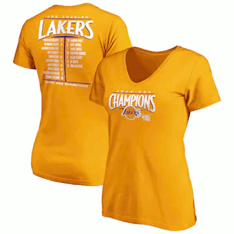 LOS ANGELES LAKERS WOMEN'S STREAKING DUNK T-SHIRT