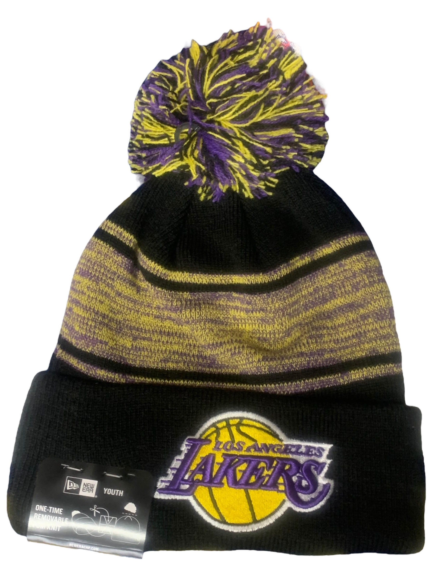 LOS ANGELES LAKERS YOUTH CHILLED KNIT BEANIE – JR'S SPORTS