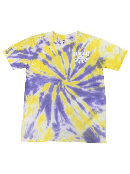 CAMISETA JUVENIL DE LOS ANGELES LAKERS CON BANDERA TIE DYE