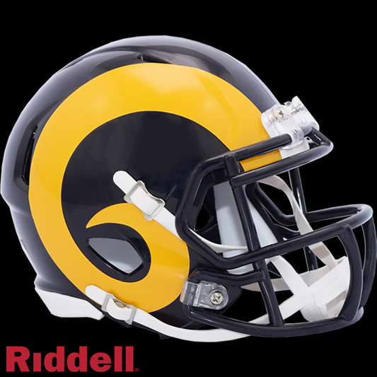 LOS ANGELES RAMS 1981-1999 THROWBACK MINI REPLICA HELMET