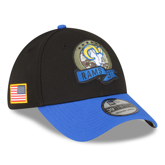 LOS ANGELES RAMS 2022 SALUTE TO SERVICE 39THIRTY FLEX FIT HAT