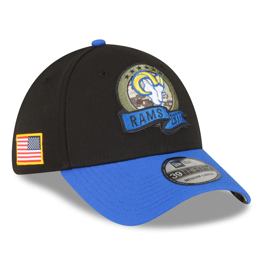 LOS ANGELES RAMS 2022 SALUDO AL SERVICIO 39THIRTY GORRO FLEX FIT