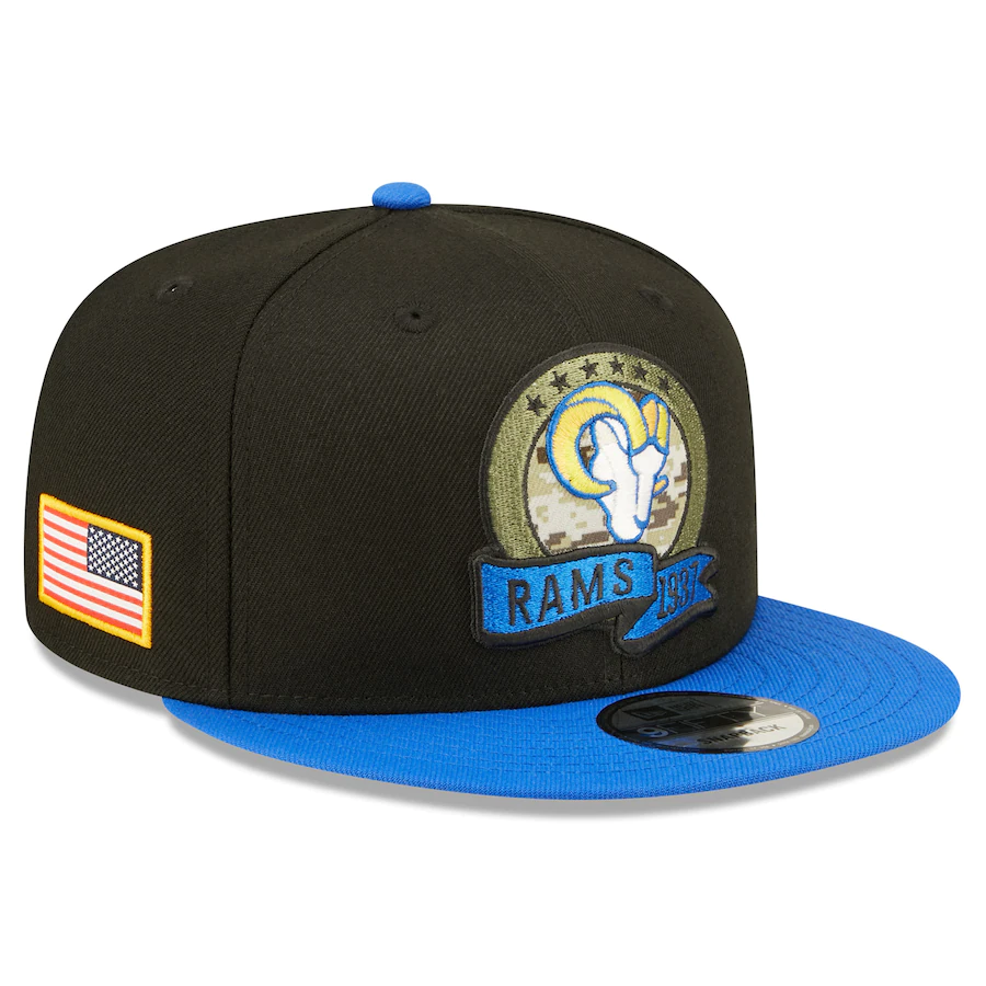 LOS ANGELES RAMS 2022 SALUTE TO SERVICE 9FIFTY SNAPBACK GORRA