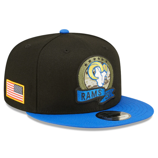 LOS ANGELES RAMS 2022 SALUTE TO SERVICE 9FIFTY SNAPBACK GORRA