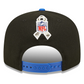 LOS ANGELES RAMS 2022 SALUTE TO SERVICE 9FIFTY SNAPBACK GORRA