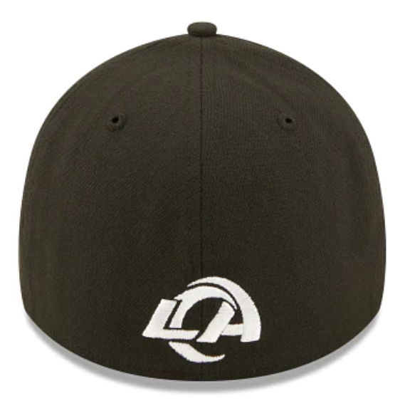 LOS ANGELES RAMS 2022 SIDELINE 39THIRTY GORRO FLEX FIT - NEGRO/ BLANCO