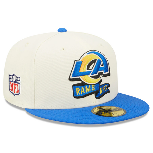 LOS ANGELES RAMS 2022 SIDELINE 59FIFTY FITTED HAT