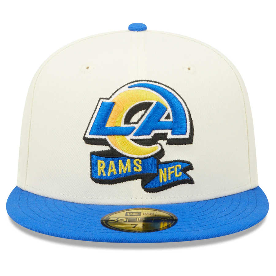 LOS ANGELES RAMS 2022 SIDELINE 59FIFTY GORRO AJUSTADO